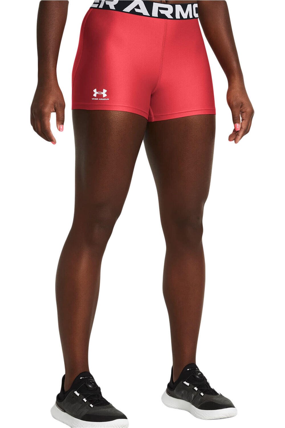 Under Armour pantalones y mallas cortas fitness mujer UA HG Authentics Shorty vista frontal