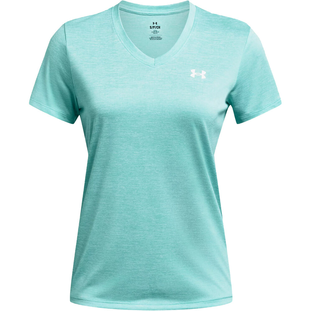 Under Armour camisetas fitness mujer Tech SSV- Twist vista detalle