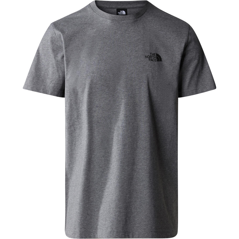 Simple dome camiseta manga corta hombre Gris (M)