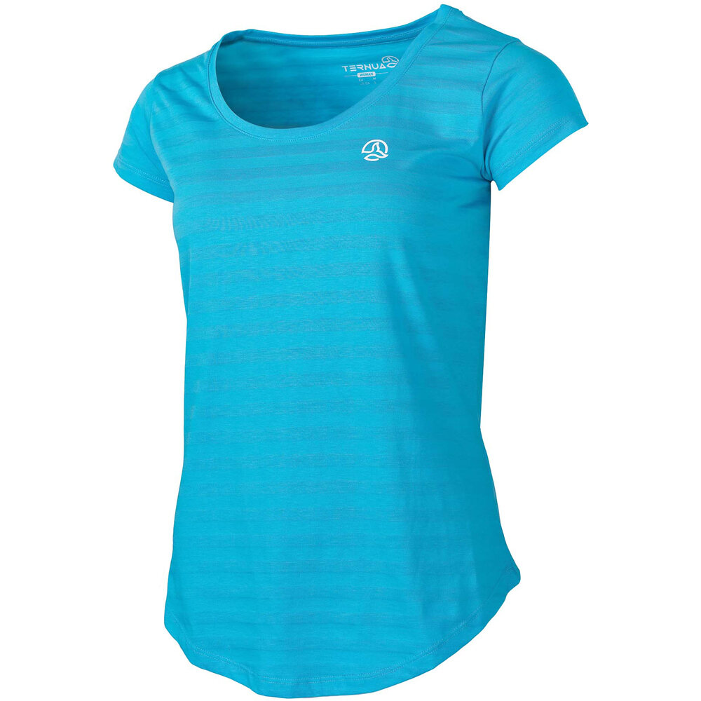 Kyrans camiseta montaña manga corta mujer Azul (XS)