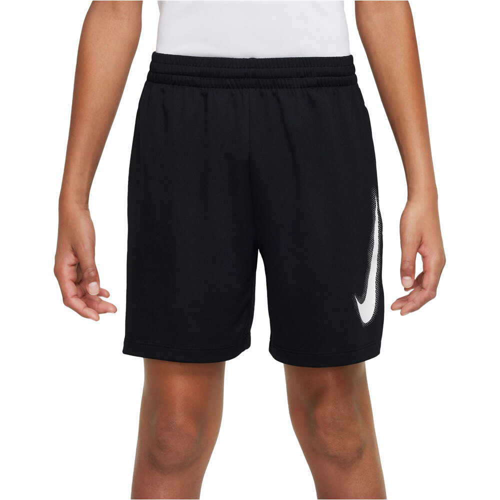 Nike pantaloneta técnica niño B NK DF MULTI+ SHORT HBR vista frontal