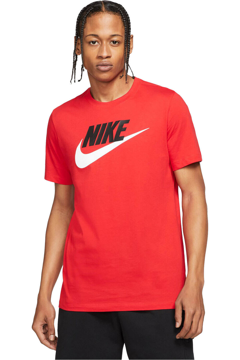 Sportswear icon futura camiseta manga corta hombre Rojo (M)