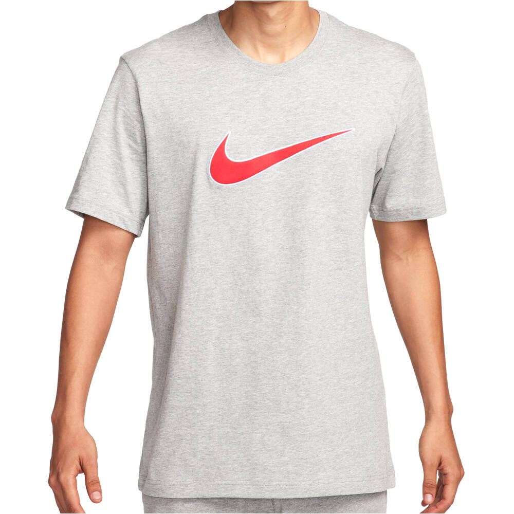 Sportswear camiseta manga corta hombre Gris (M)