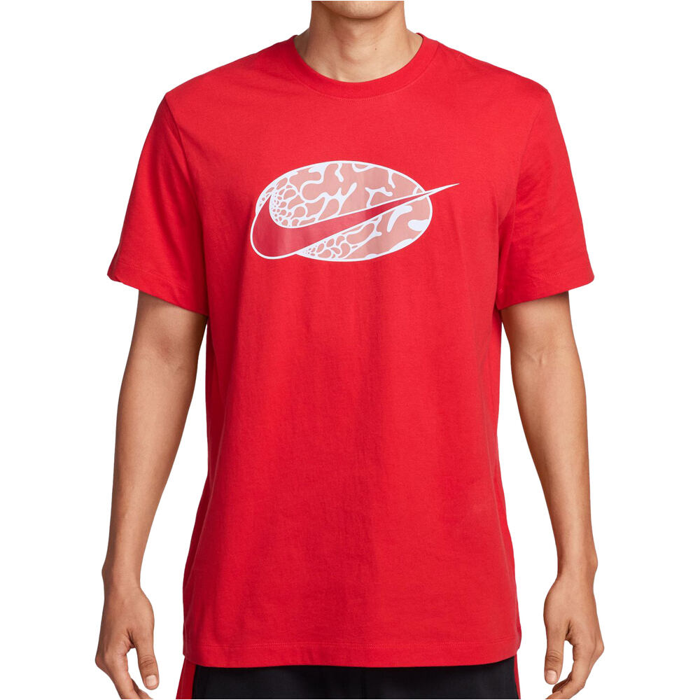 Sportswear camiseta manga corta hombre Rojo (XL)