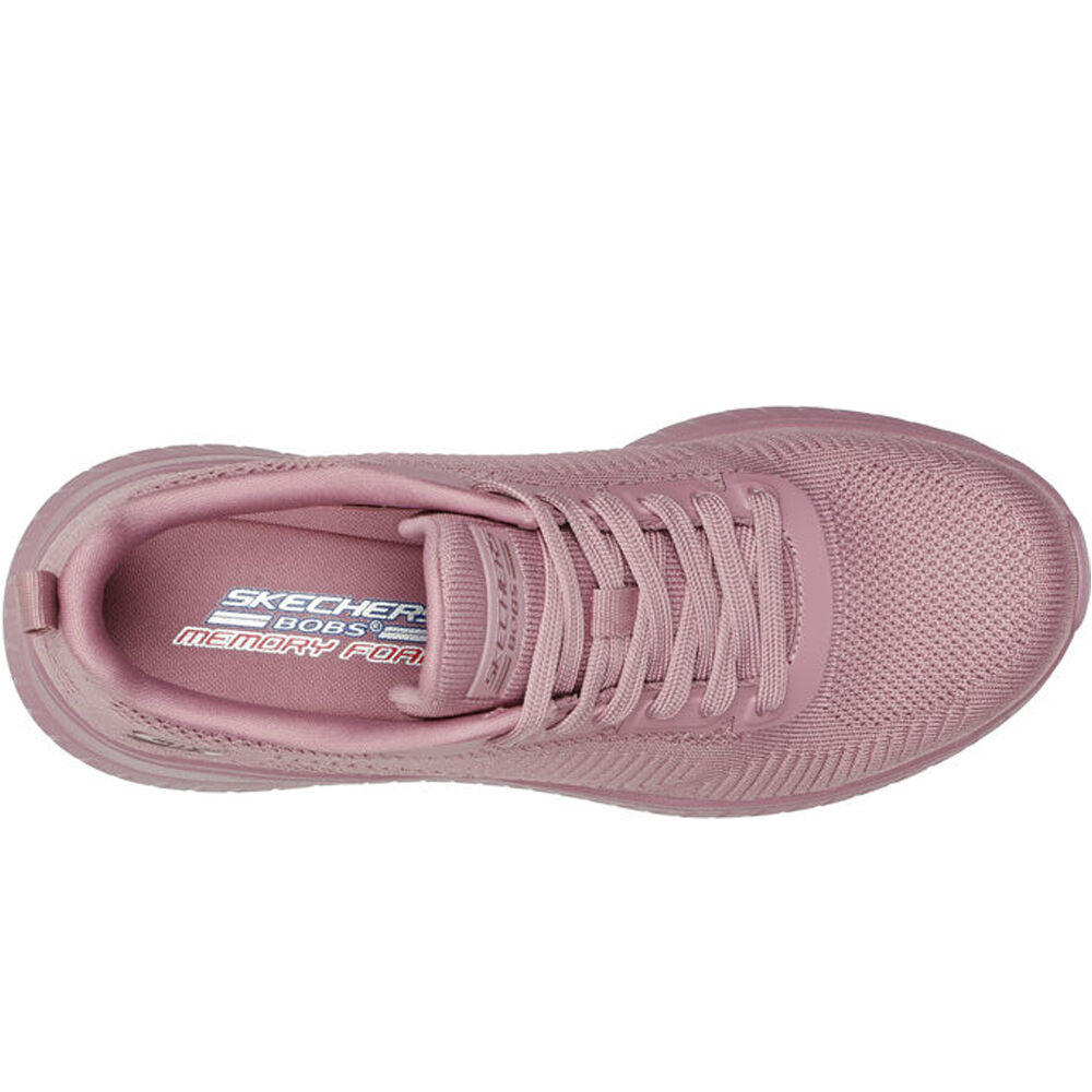 Skechers zapatillas fitness mujer BOBS SQUAD CHAOS RS vista superior