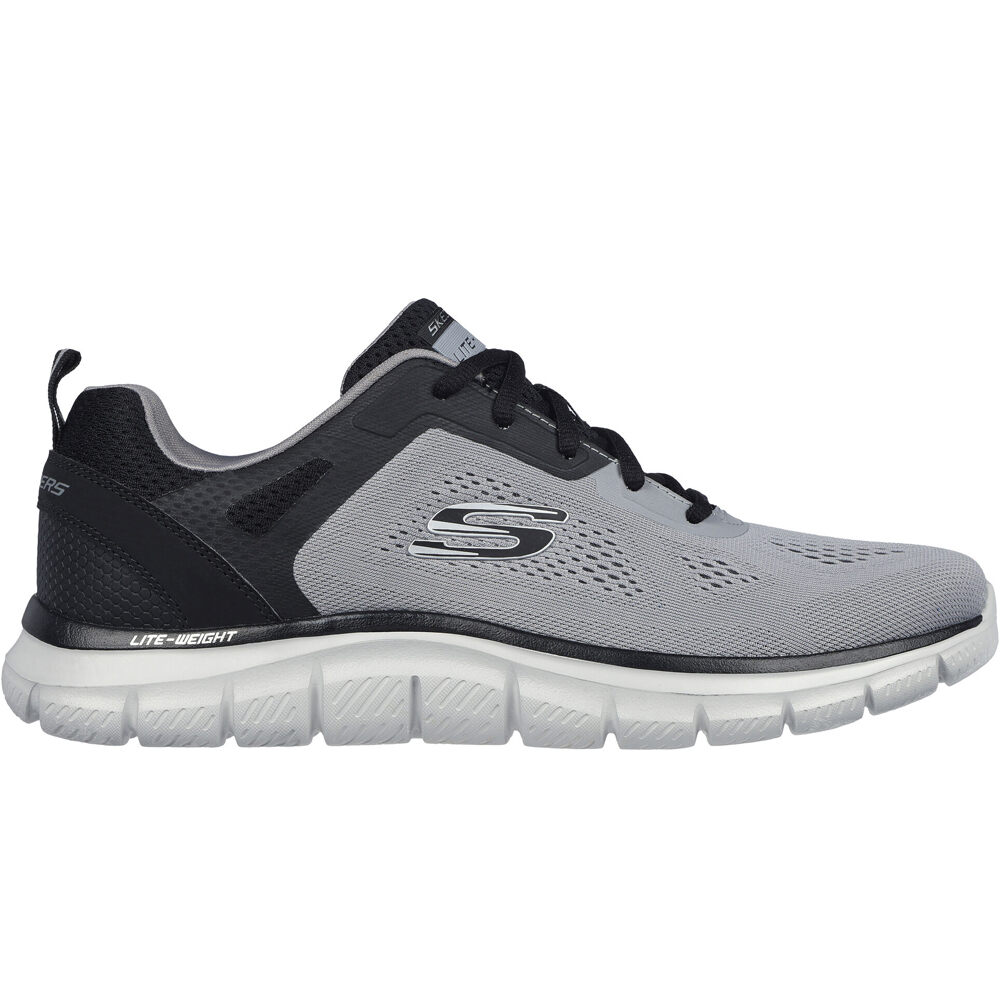 Skechers zapatilla cross training hombre TRACK BROADER GRNE lateral exterior