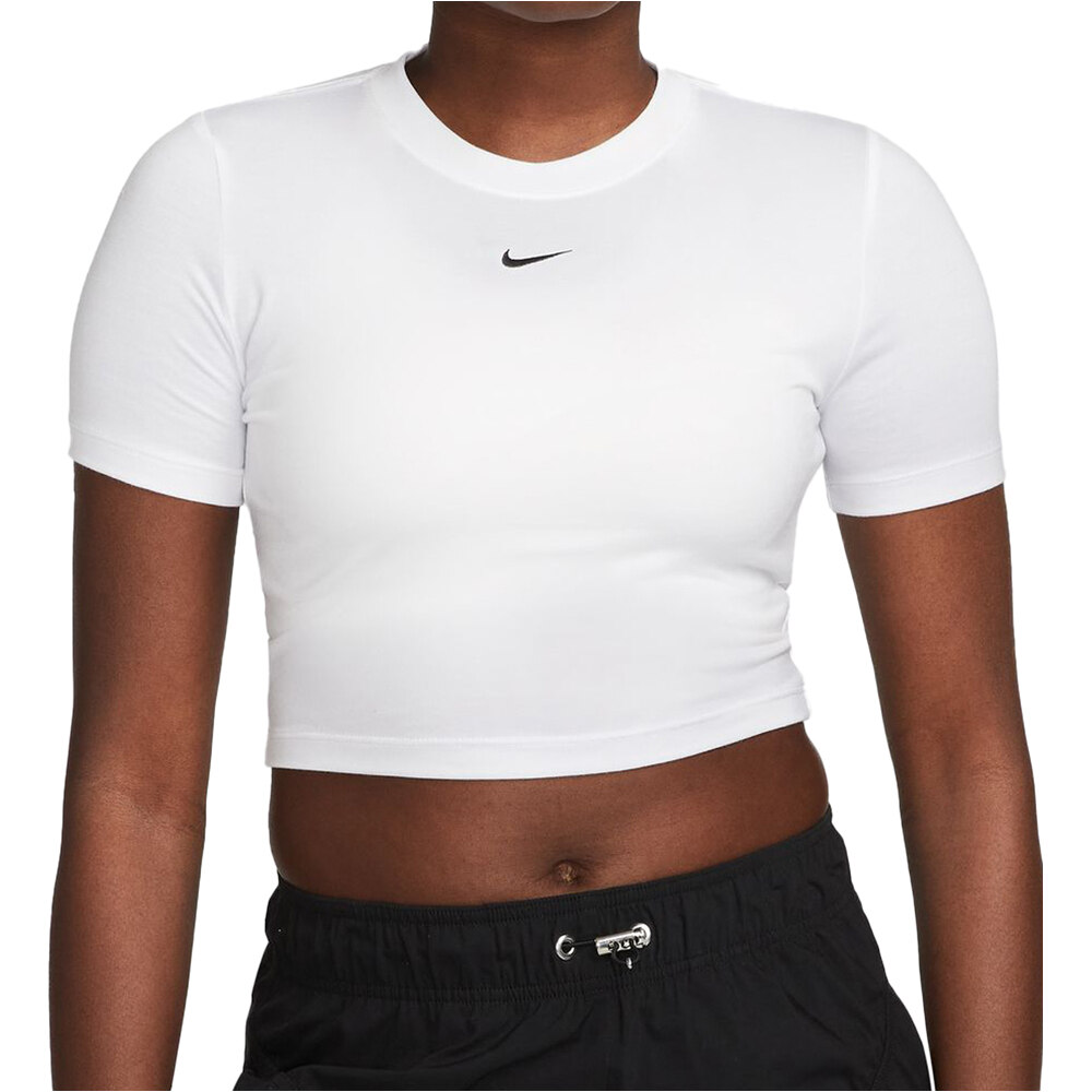 Nike camiseta manga corta mujer W NSW ESSNTL SLM CRP vista frontal