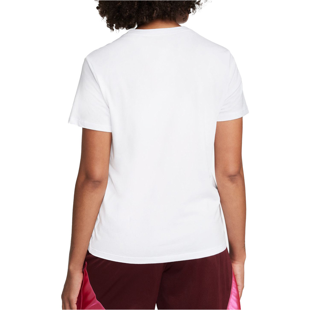 Nike camiseta manga corta mujer W NK DF SWOOSH FLY GRX TEE vista trasera