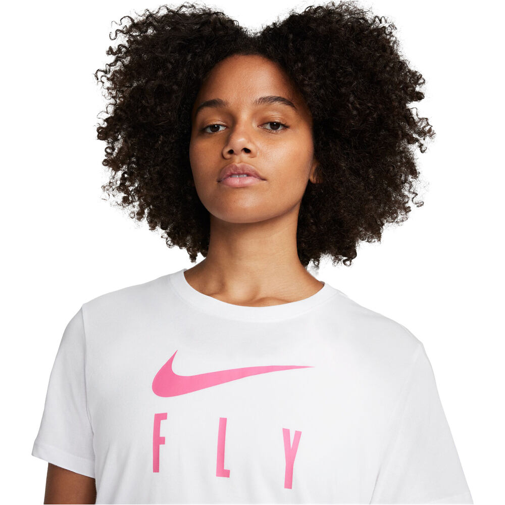 Nike camiseta manga corta mujer W NK DF SWOOSH FLY GRX TEE vista detalle