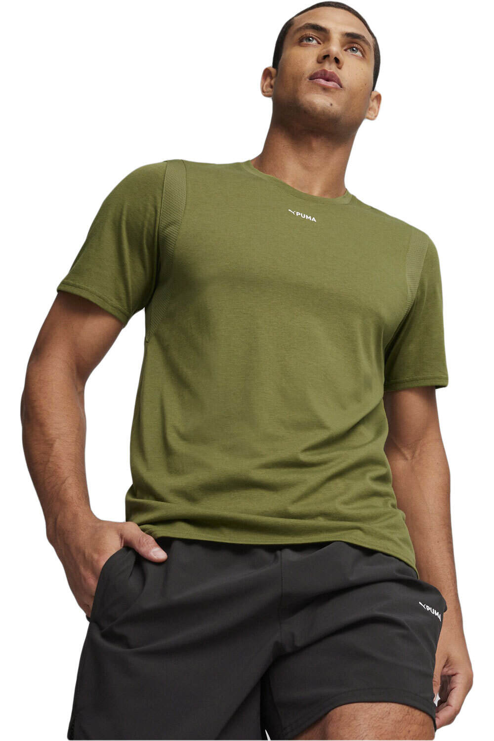 Puma camiseta fitness hombre PUMA FIT Triblend Ultrabreathe Tee vista frontal