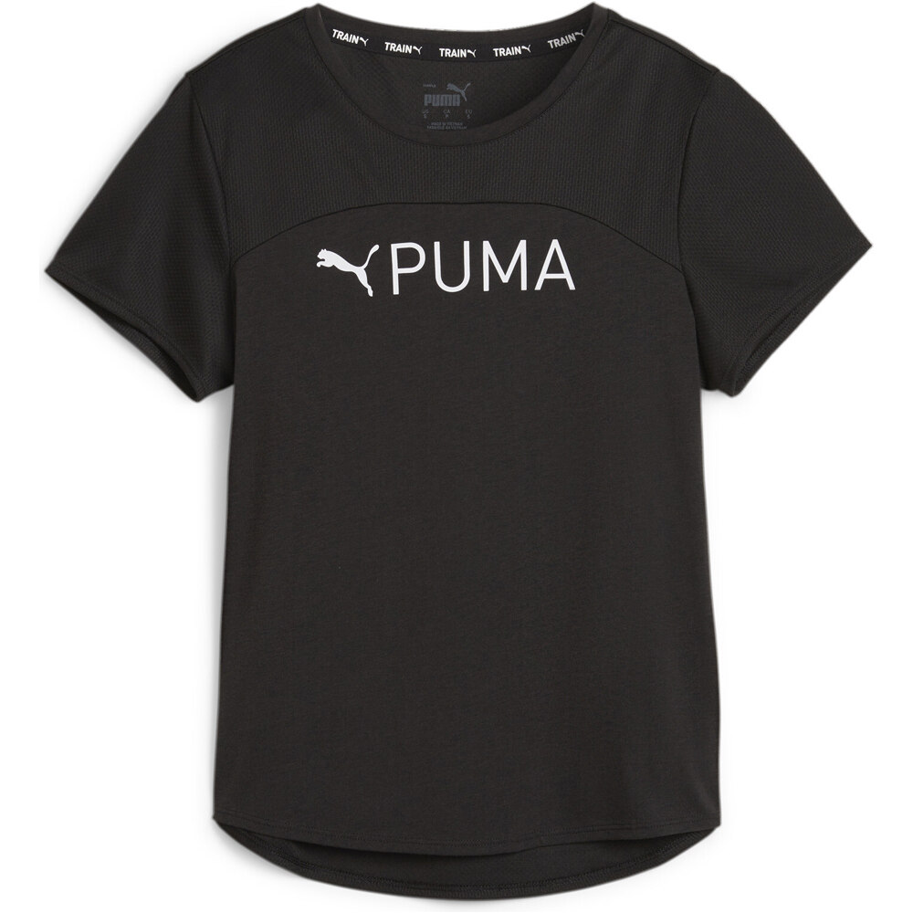 Puma camisetas fitness mujer PUMA FIT LOGO ULTRABREATHE TEE vista frontal
