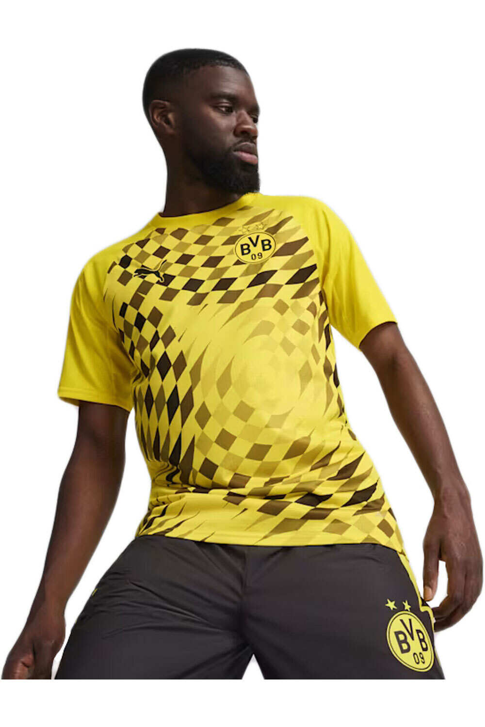 Borusia dortmund 23/24 prematch camiseta de fútbol oficiales (L)