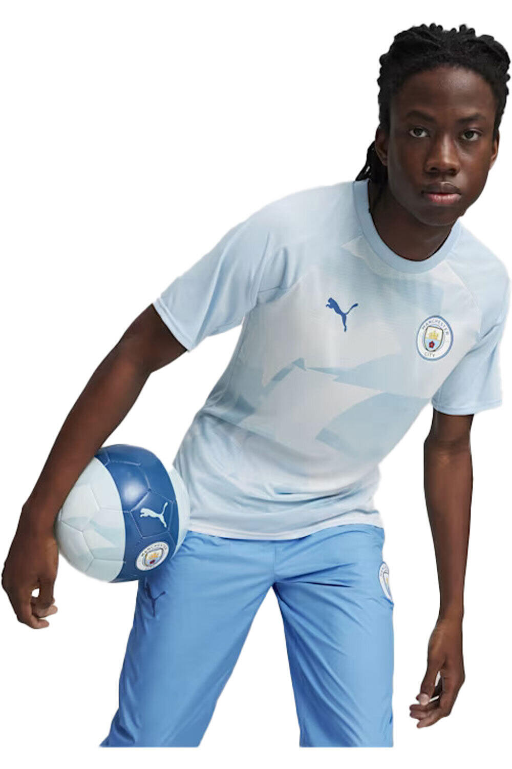 Manchester city 23/24 prematch camiseta de fútbol oficiales (S)