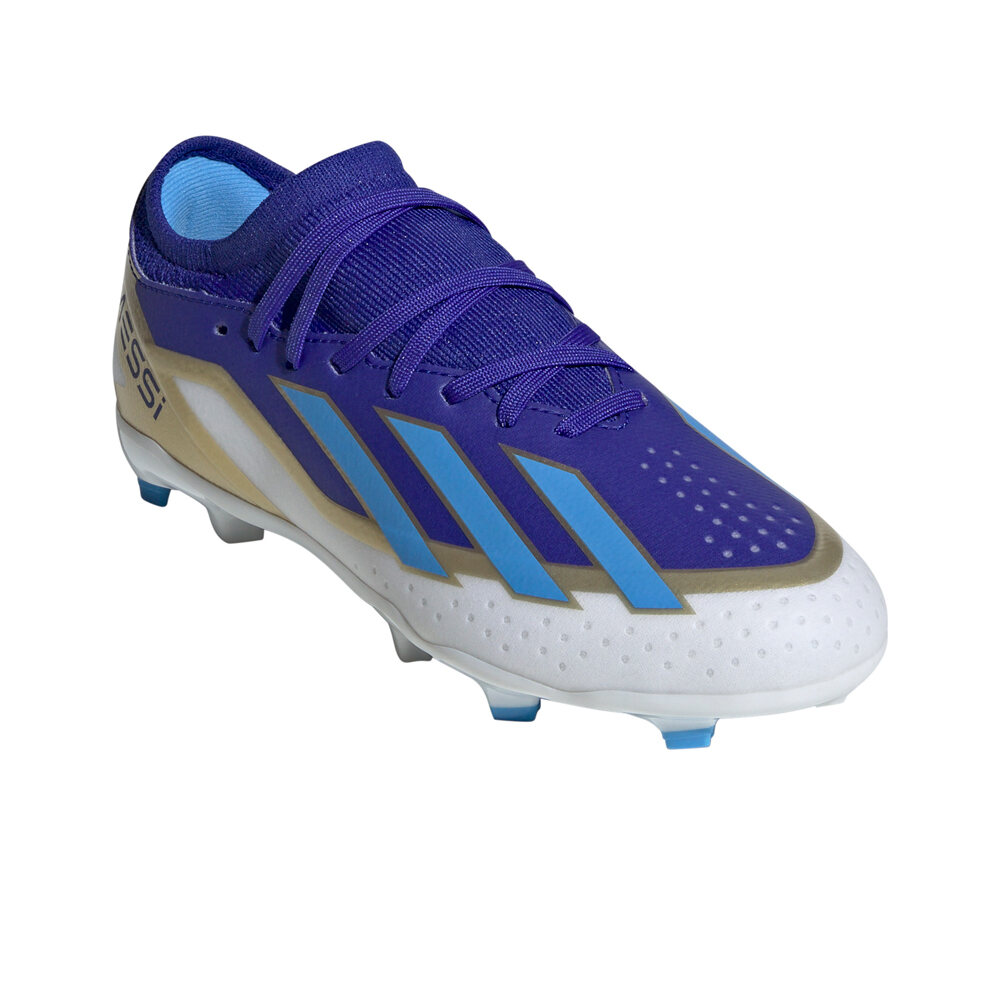 adidas botas de futbol niño cesped artificial X CRAZYFAST LEAGUE FG J MESSI lateral interior