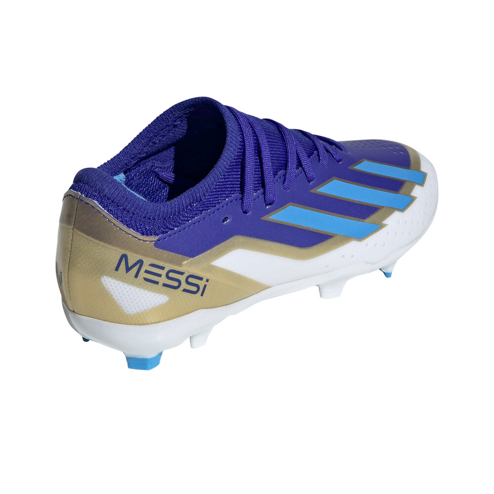 adidas botas de futbol niño cesped artificial X CRAZYFAST LEAGUE FG J MESSI vista trasera