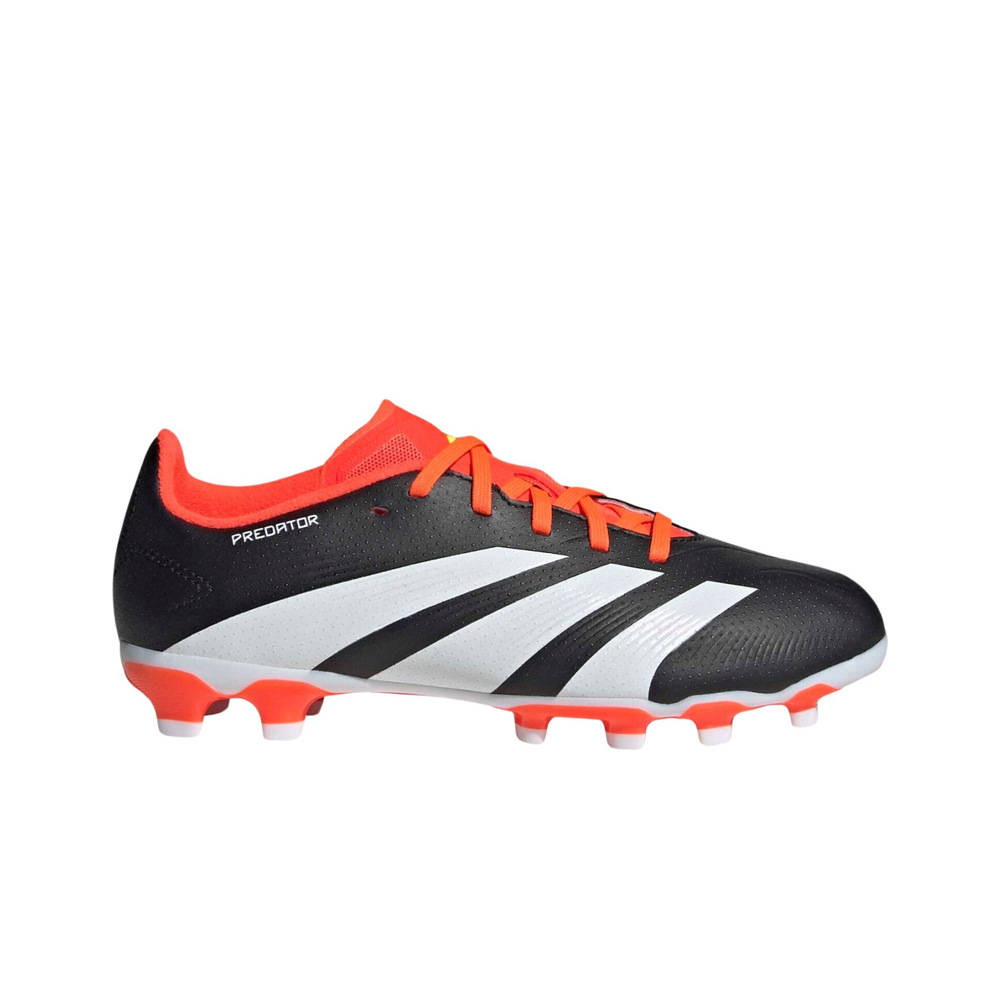 adidas botas de futbol niño cesped artificial PREDATOR LEAGUE L MG J NEBLRO lateral exterior