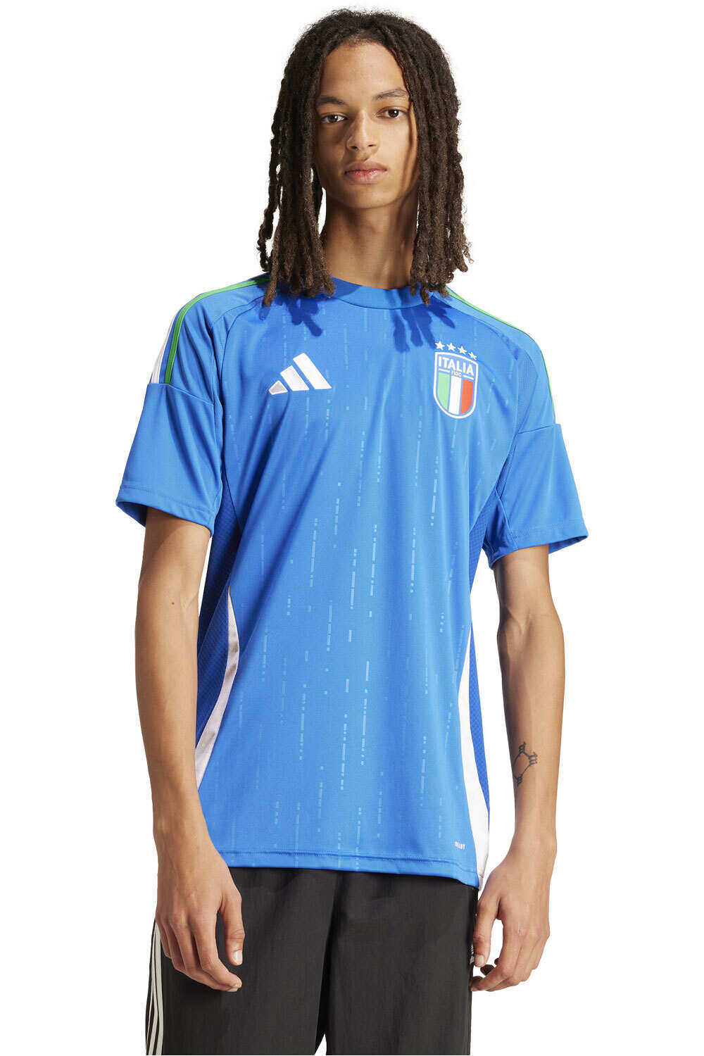 adidas camiseta de fútbol oficiales ITALIA 24 H JSY vista frontal
