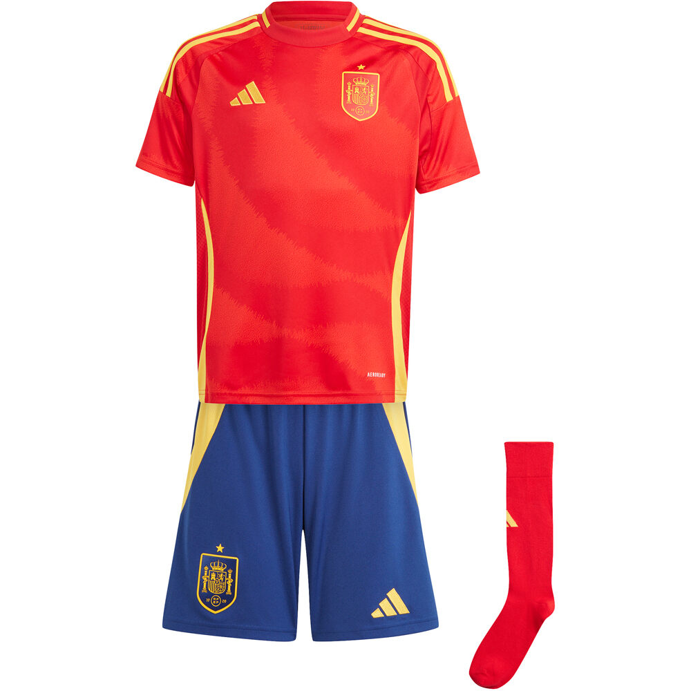 adidas equipación fútbol niño ESPAA 24 H YOUTH RO vista frontal