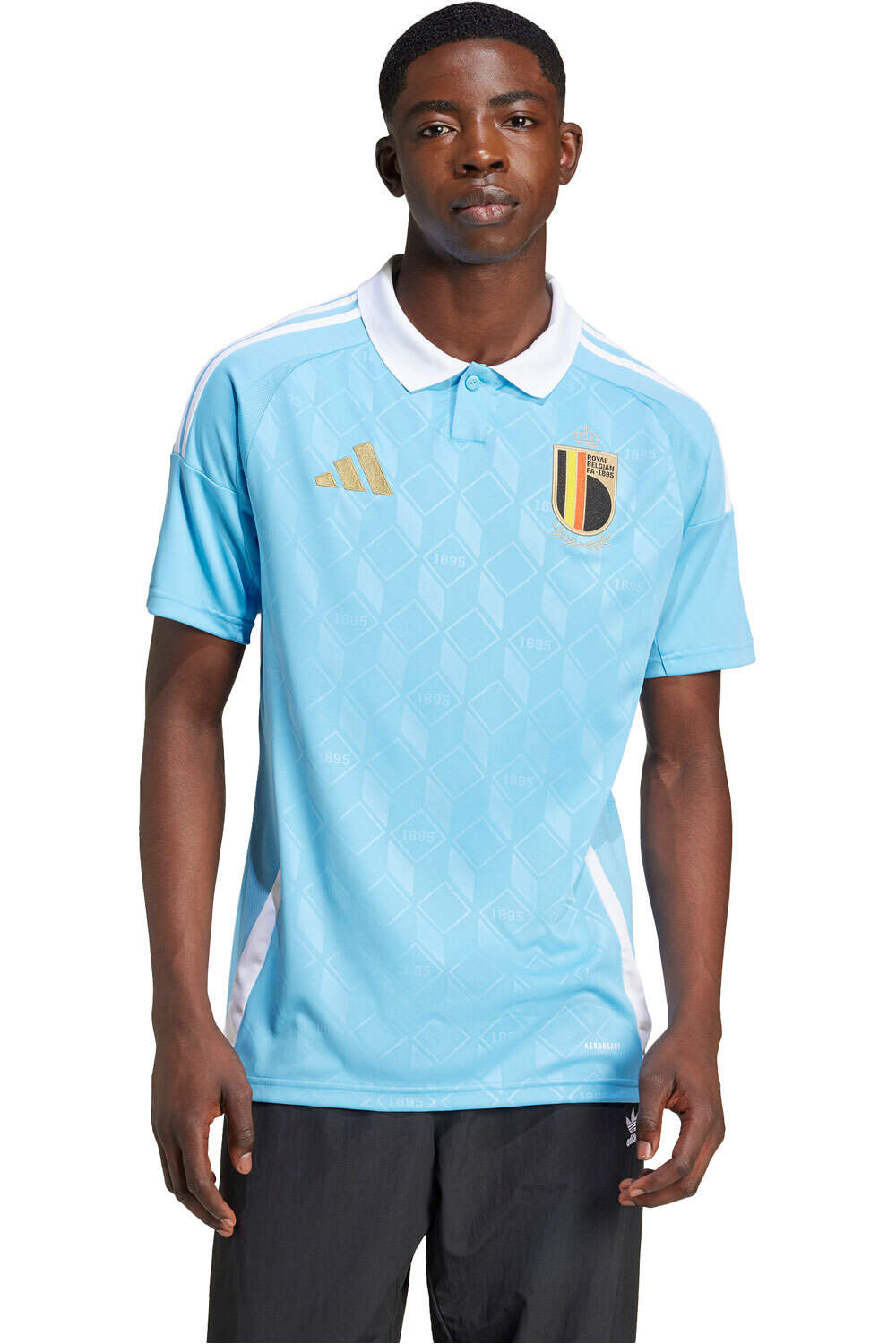 adidas camiseta de fútbol oficiales BELGICA 24AW JSY vista frontal