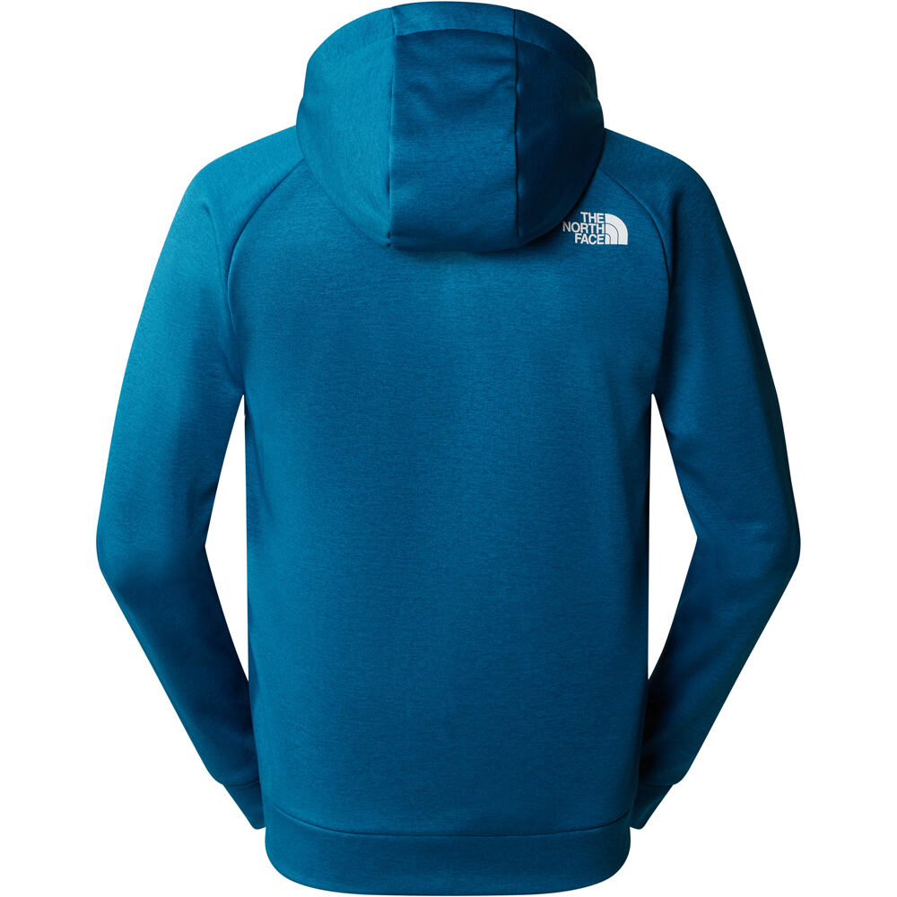 The North Face forro polar hombre M REAXION FLEECE F/Z HOODIE - EU vista trasera