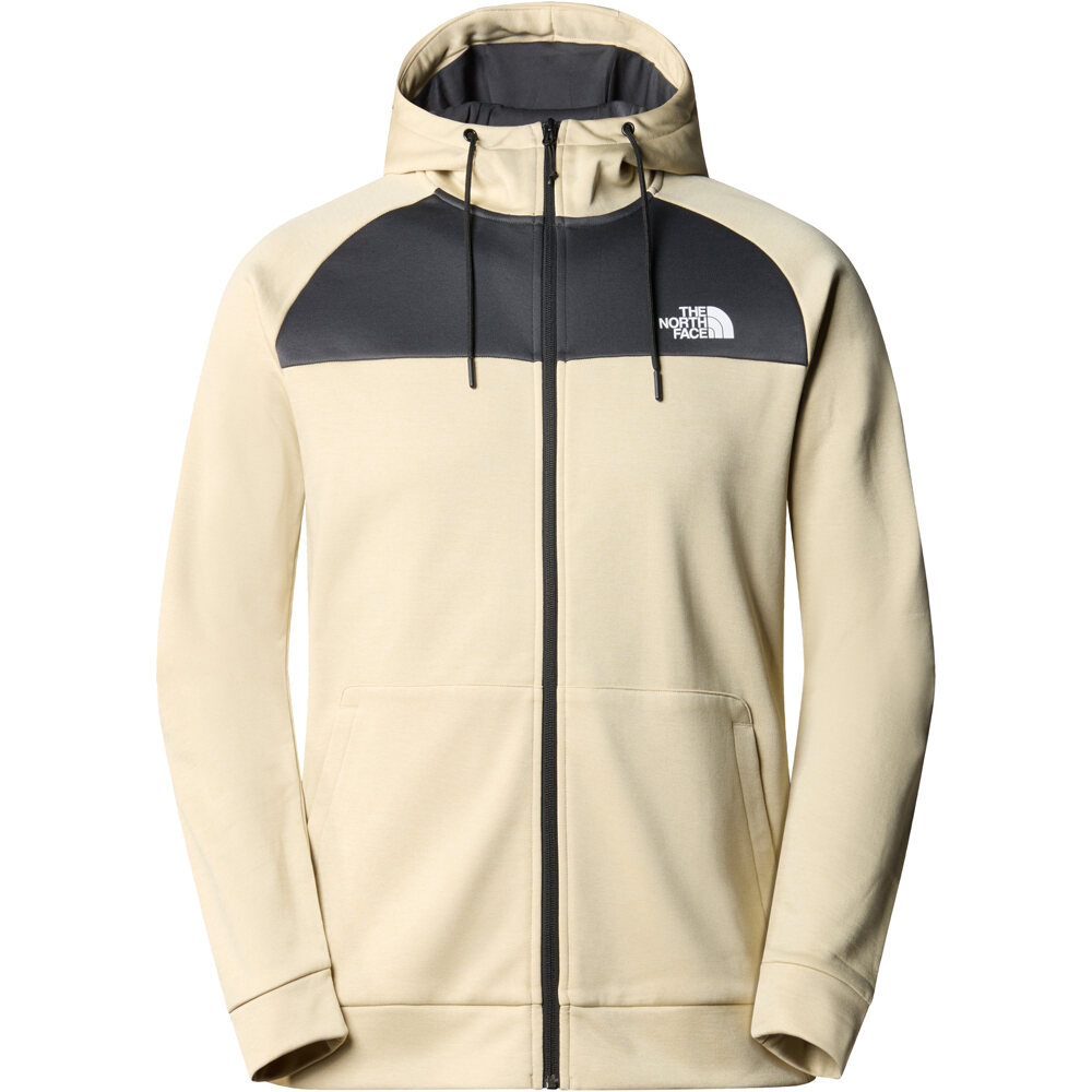 The North Face forro polar hombre M REAXION FLEECE F/Z HOODIE - EU vista frontal