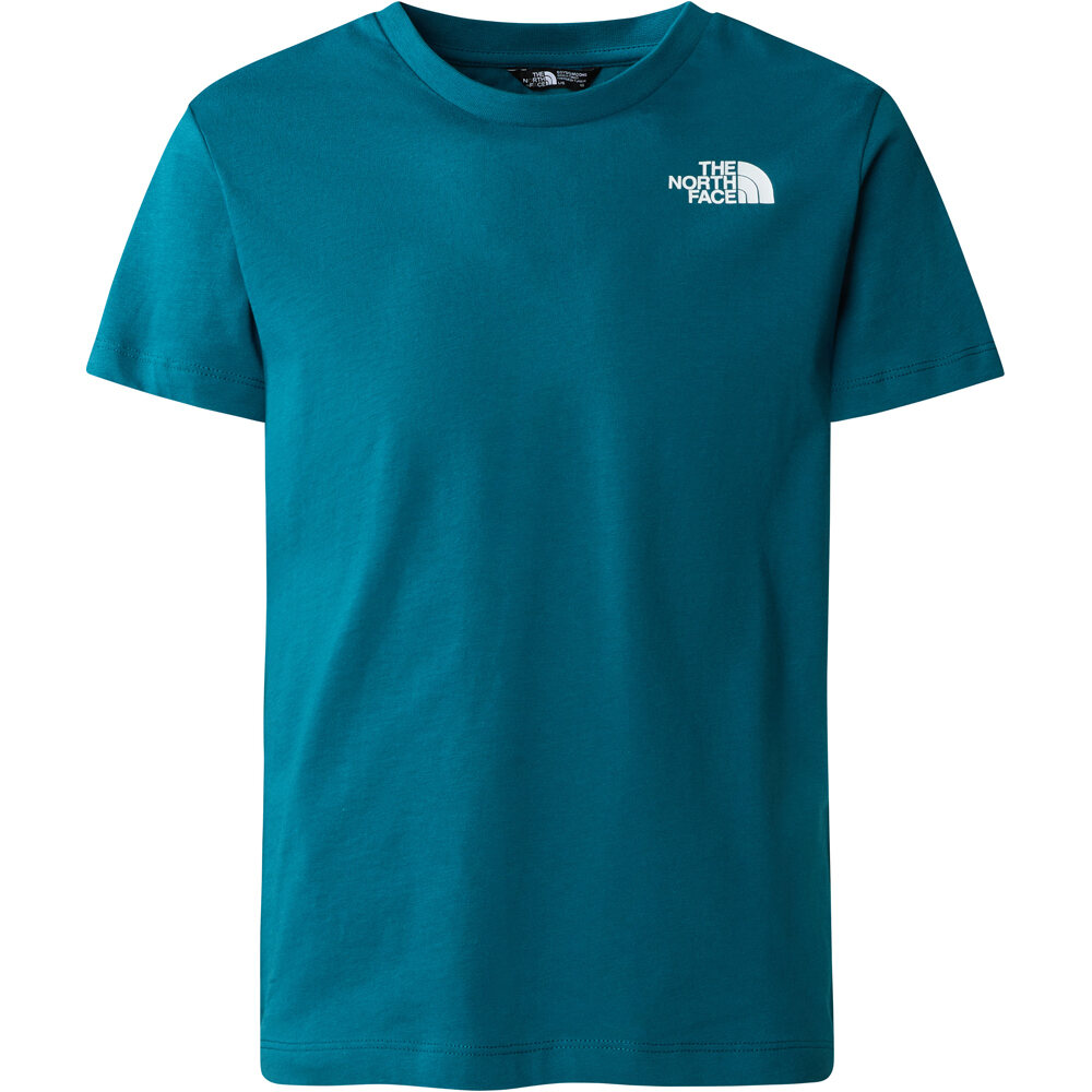 The North Face camiseta montaña manga corta niño B S/S REDBOX TEE (BACK BOX GRAPHIC) vista frontal