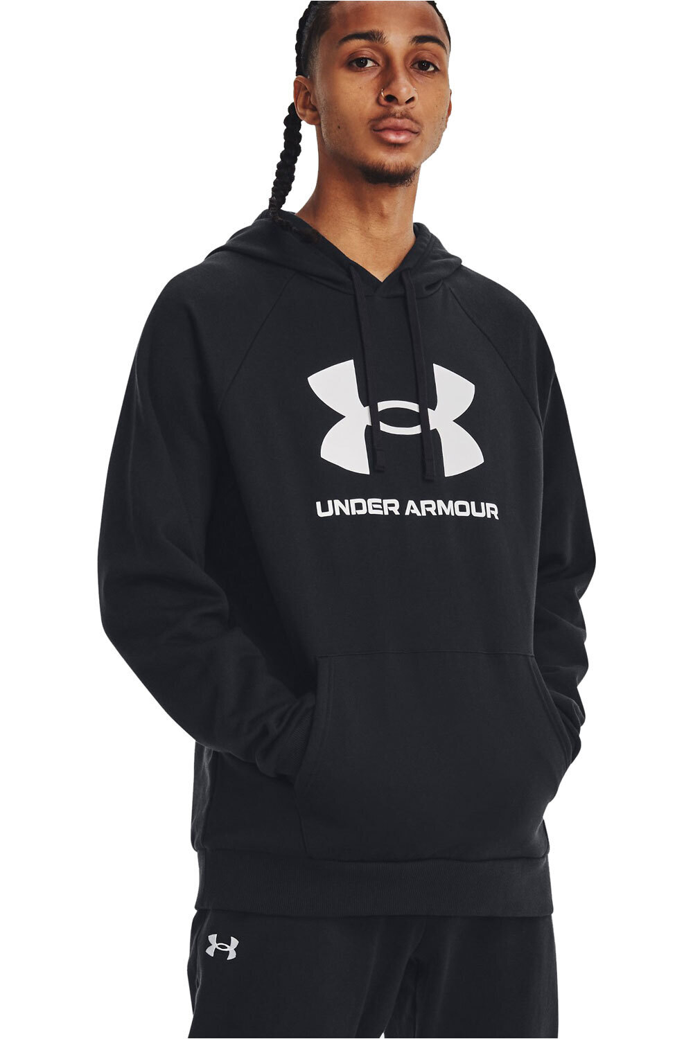 Under Armour sudadera hombre UA Rival Fleece Logo HD vista frontal