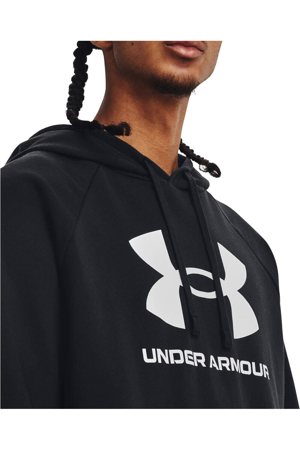 Under Armour sudadera hombre UA Rival Fleece Logo HD vista detalle