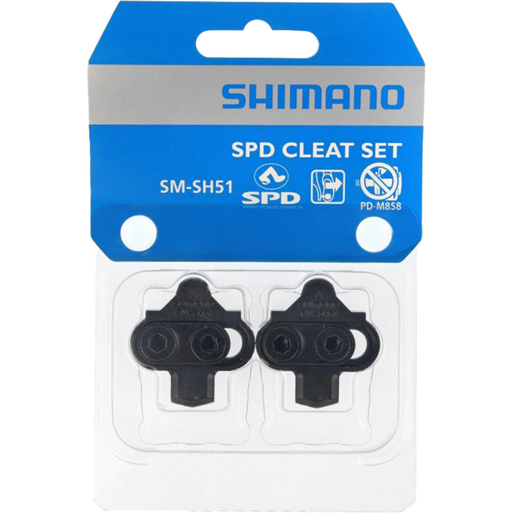 Shimano calas bicicleta PAR CALAS SM-SH51 SPD S/CHAPA vista frontal