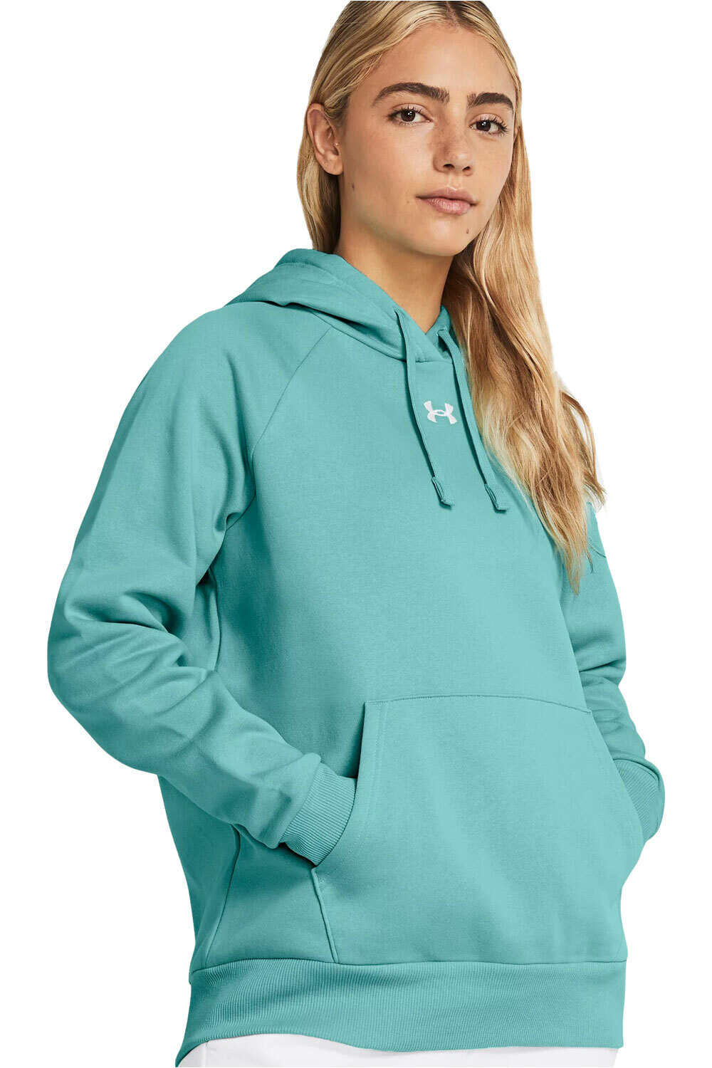 Under Armour sudadera mujer UA Rival Fleece Hoodie vista frontal