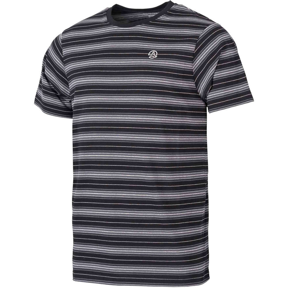 Sablon camiseta manga corta hombre Negro (S)
