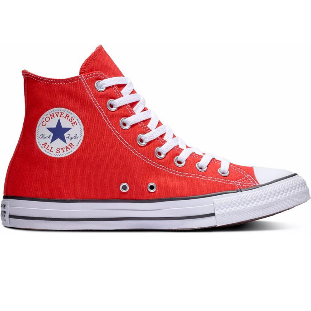 Chuck taylor all star zapatilla moda mujer Rojo (38)