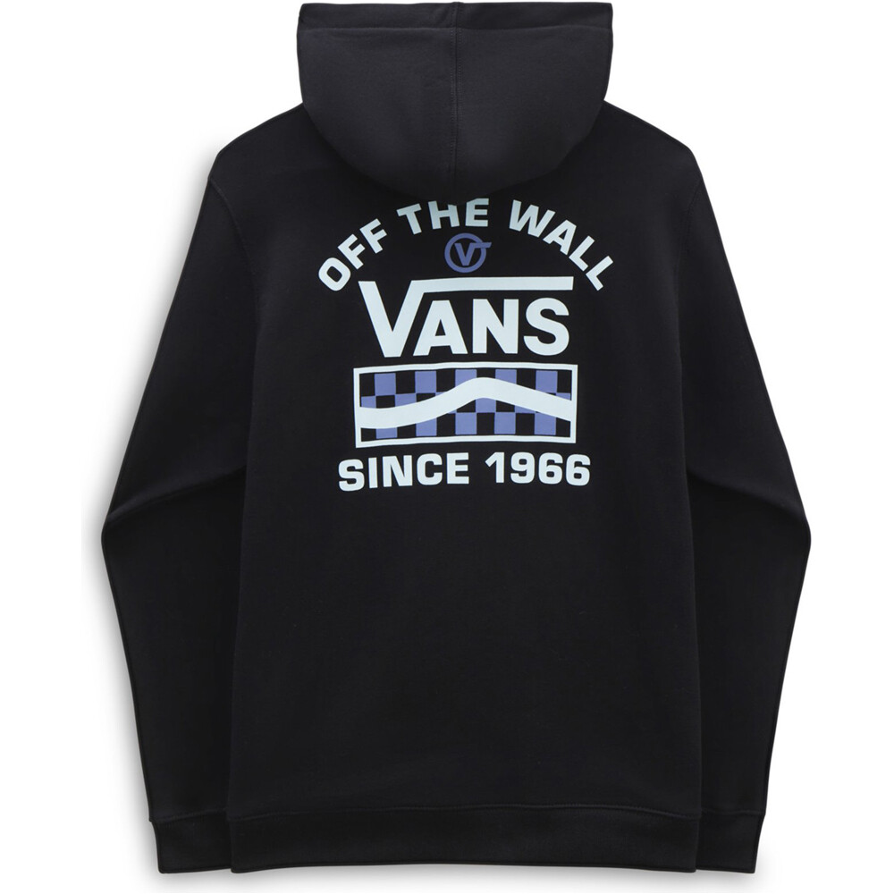 Vans sudadera niño MAJOR SIDESTRIPE HOODIE-B vista trasera