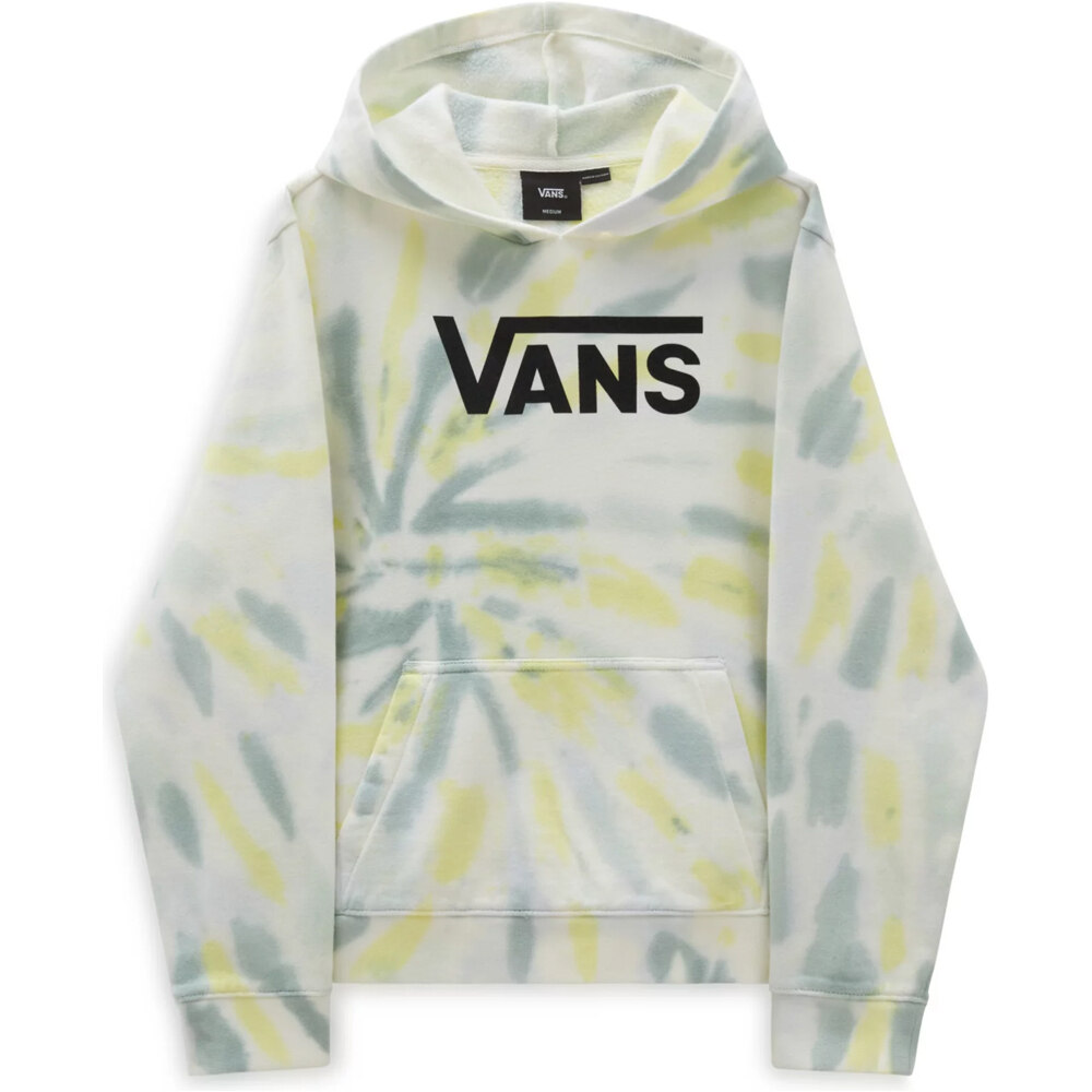 Vans spiral tie dye sudadera niña