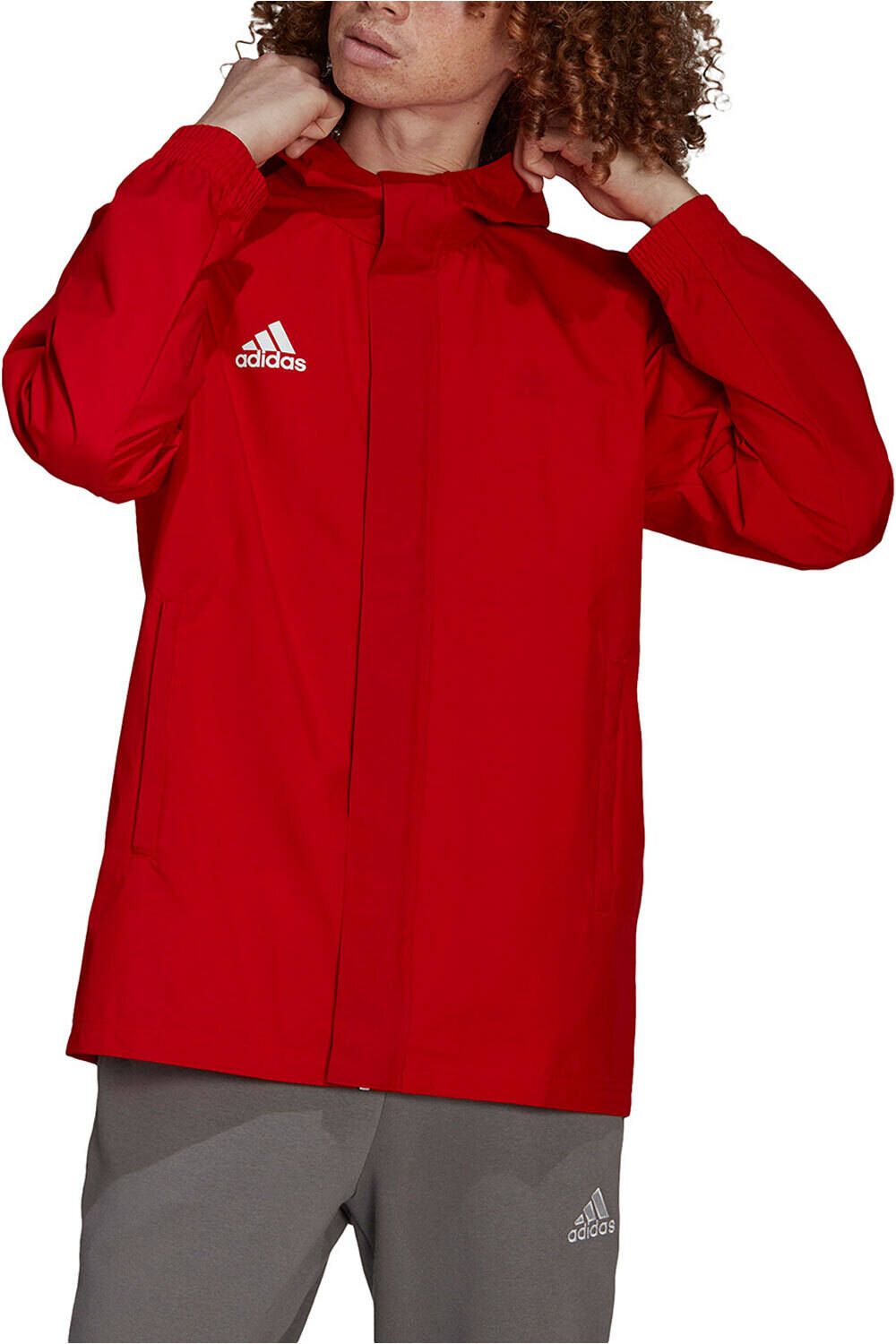 adidas sudadera entrenamiento fútbol ENT22 AW JKT vista frontal