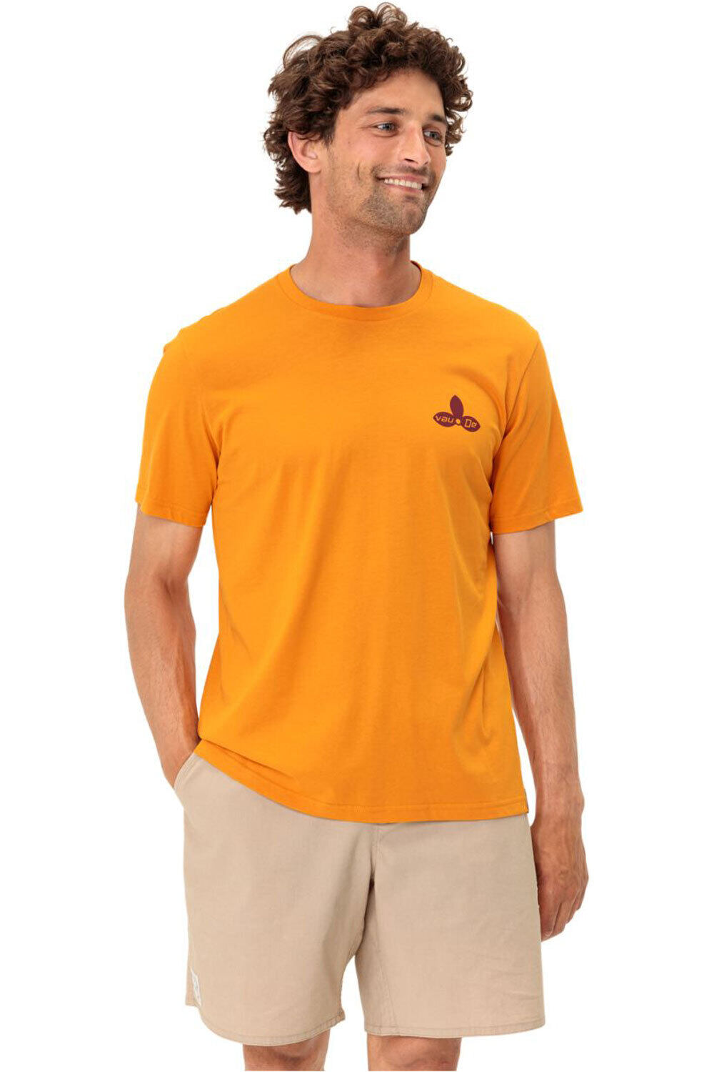 Spirit camiseta montaña manga corta hombre Amarillo (S)