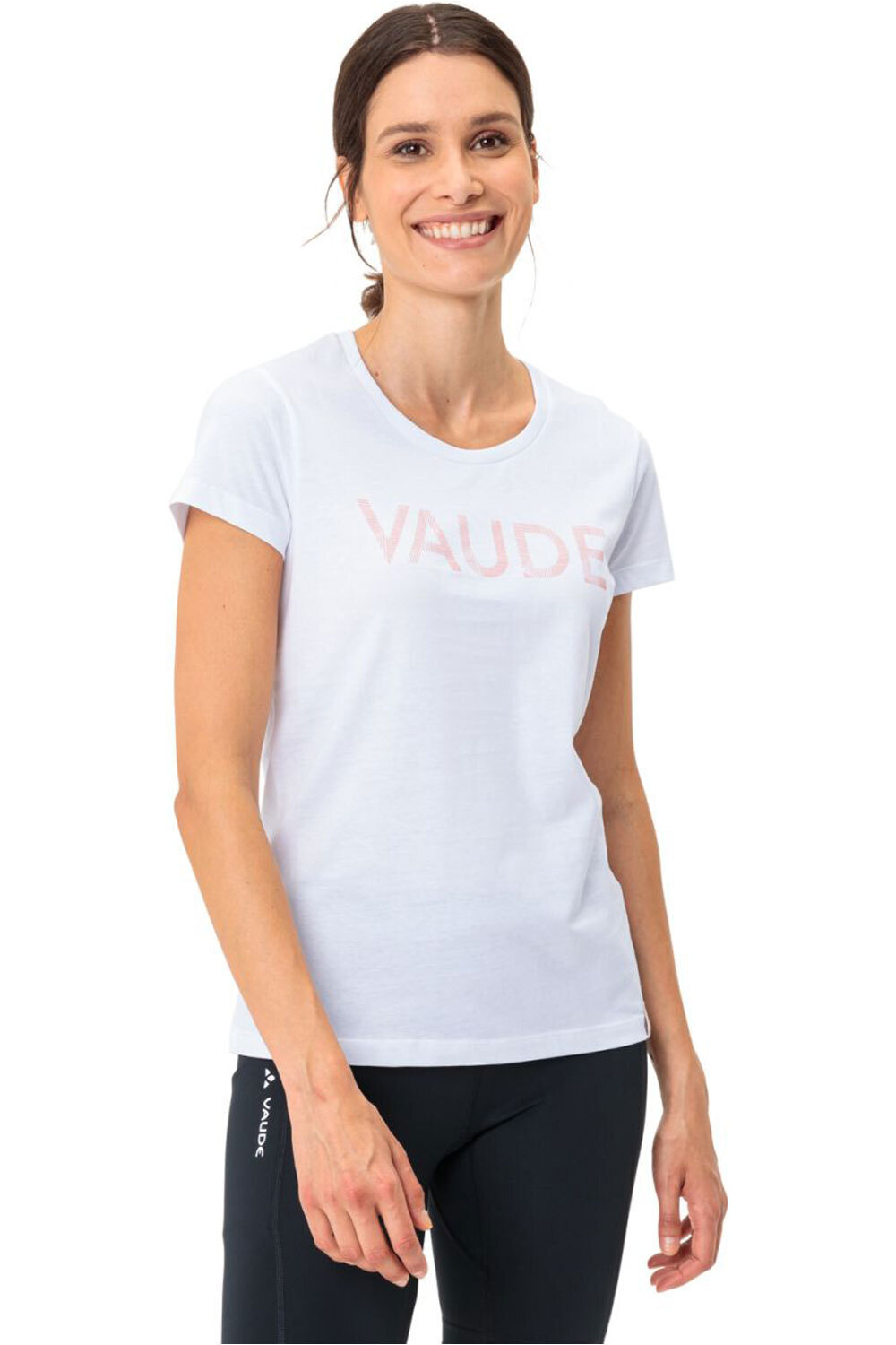 Vaude camiseta montaña manga corta mujer Women's Graphic Shirt vista frontal