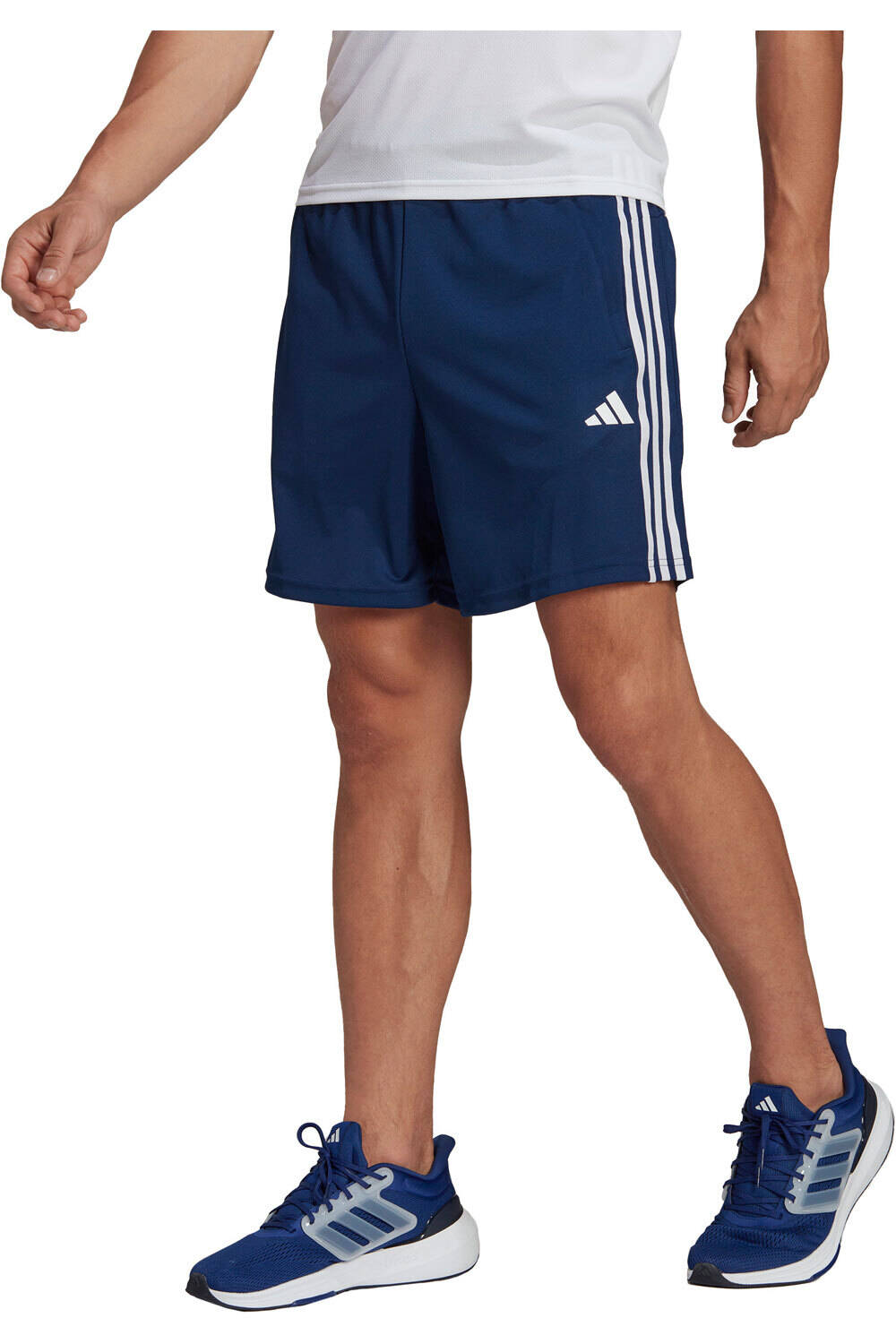 adidas pantalón corto fitness hombre TR-ES PIQ 3SHO vista frontal