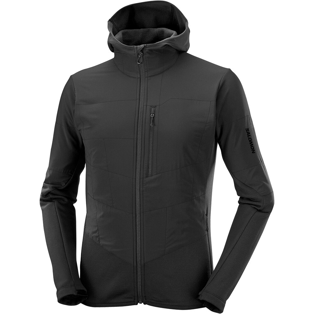 Salomon forro polar hombre OUTLINE WARM HYBRID HDY M vista detalle