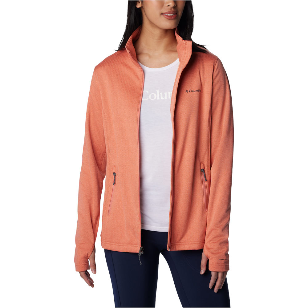 Columbia forro polar mujer W Park View Grid Fleece Full Zip 06