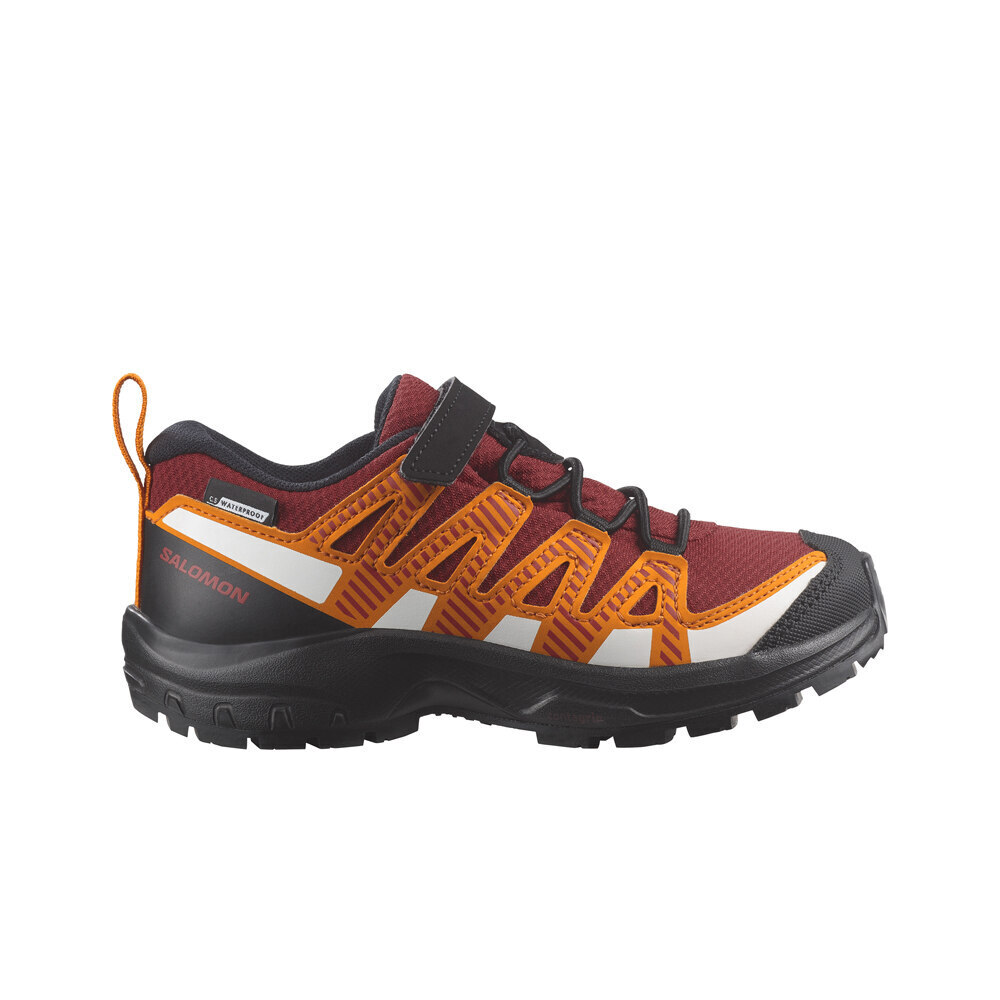 Salomon zapatillas trail niño XA PRO V8 CSWP K vista frontal