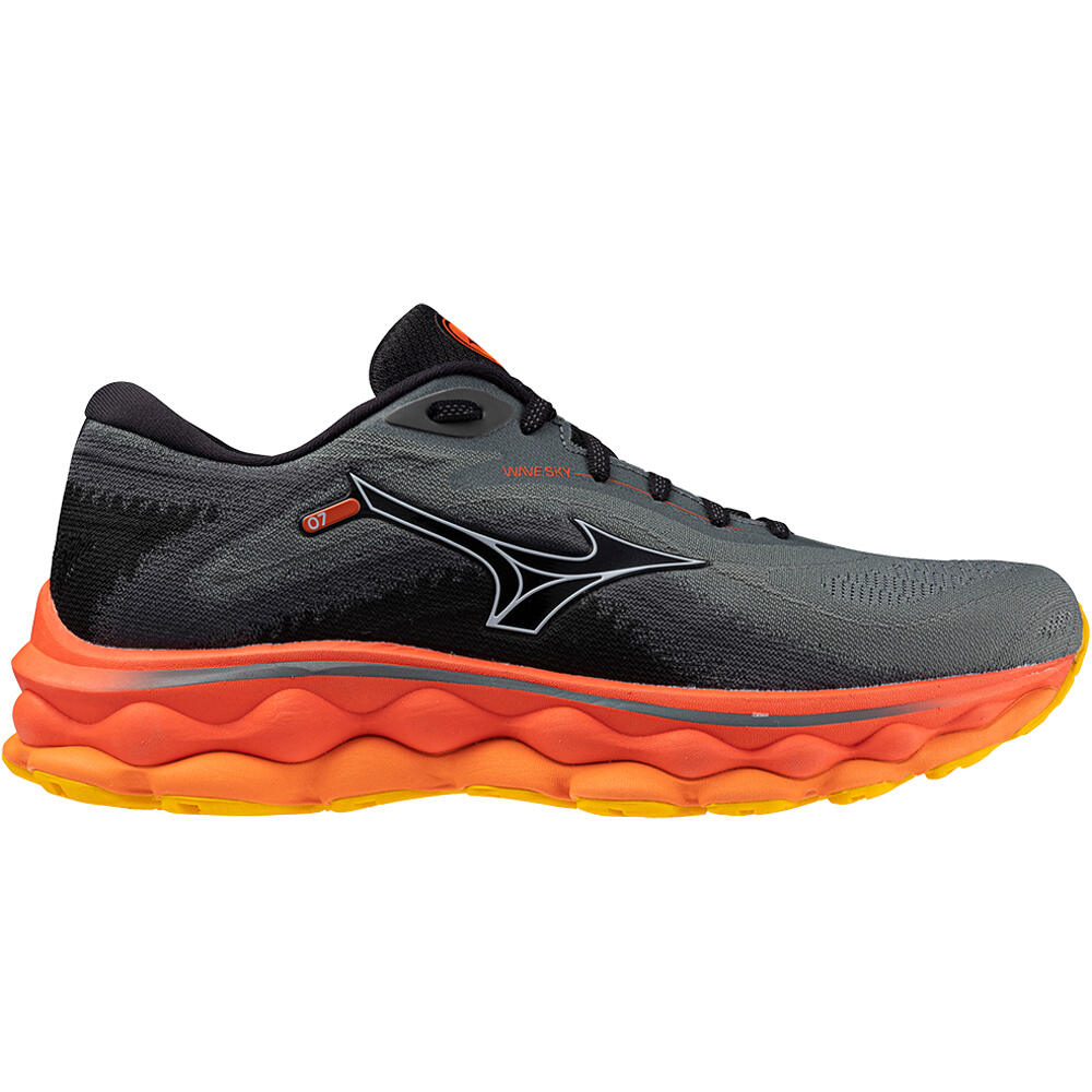 Mizuno zapatilla running hombre WAVE SKY 7 lateral exterior