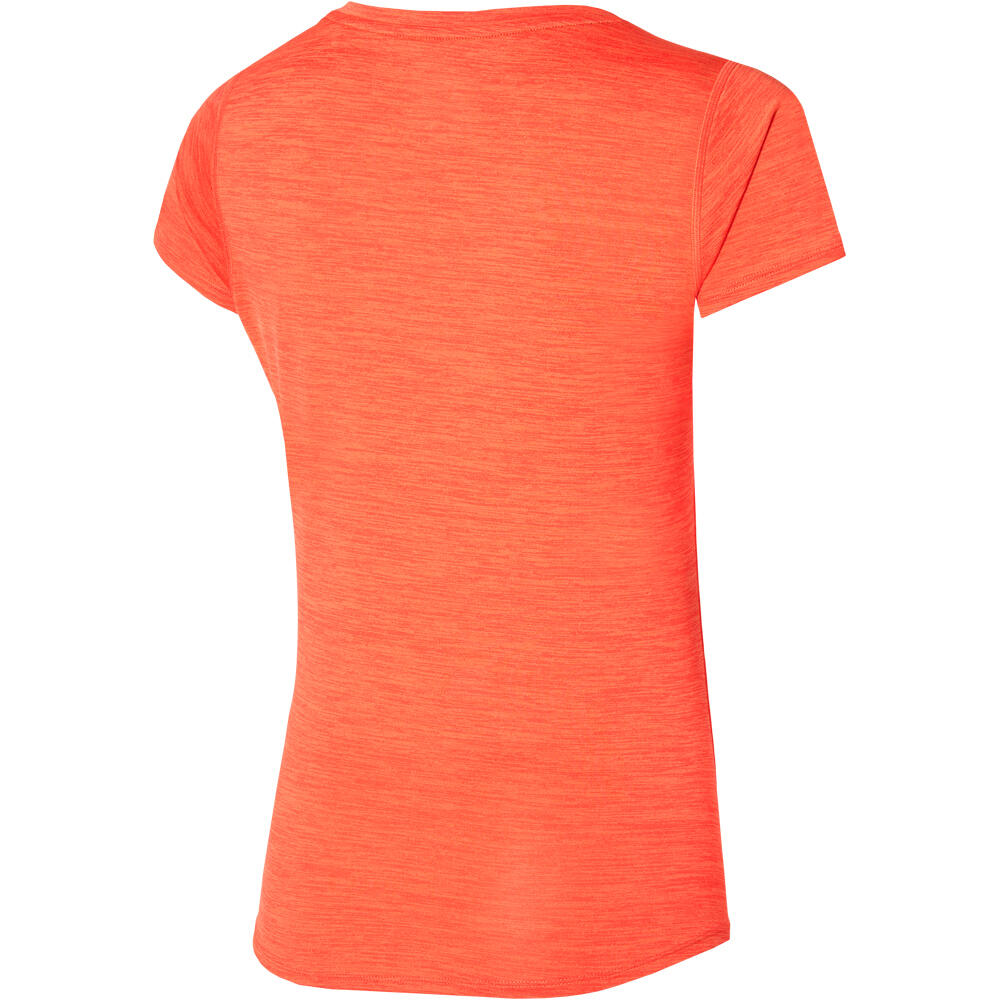 Mizuno camiseta entrenamiento manga corta mujer Impulse Core RB Tee(W) vista trasera