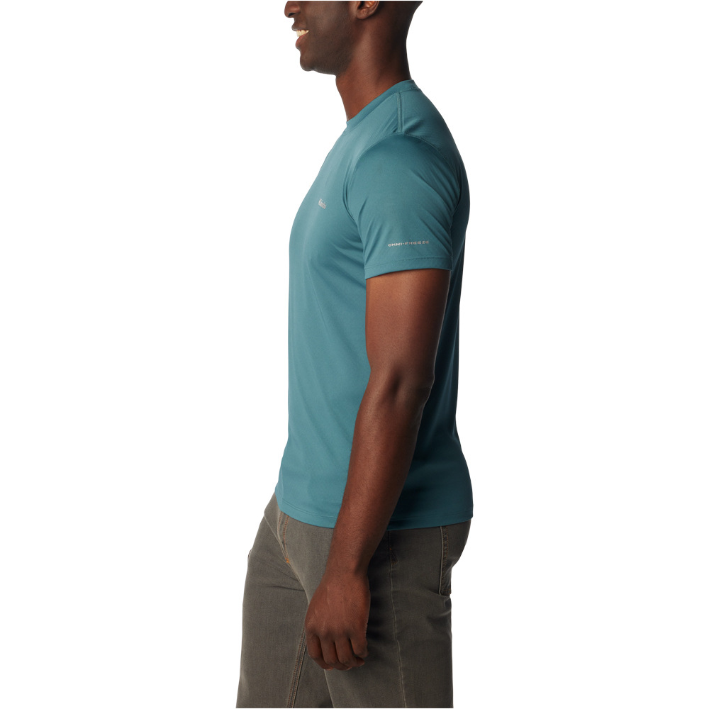Columbia camiseta montaña manga corta hombre Zero Rules Short Sleeve Shirt vista detalle