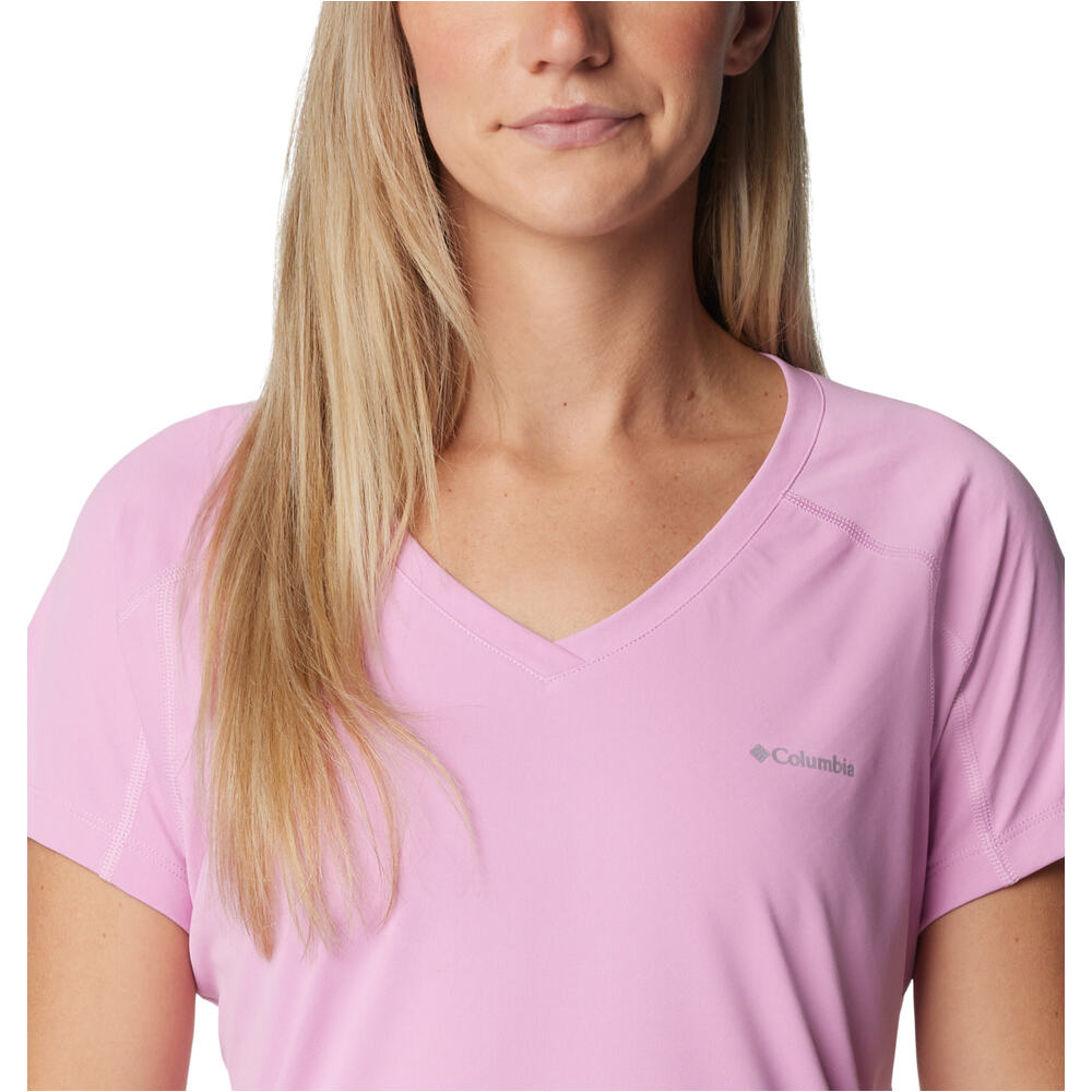 Columbia camiseta montaña manga corta mujer Zero Rules Short Sleeve Shirt 03