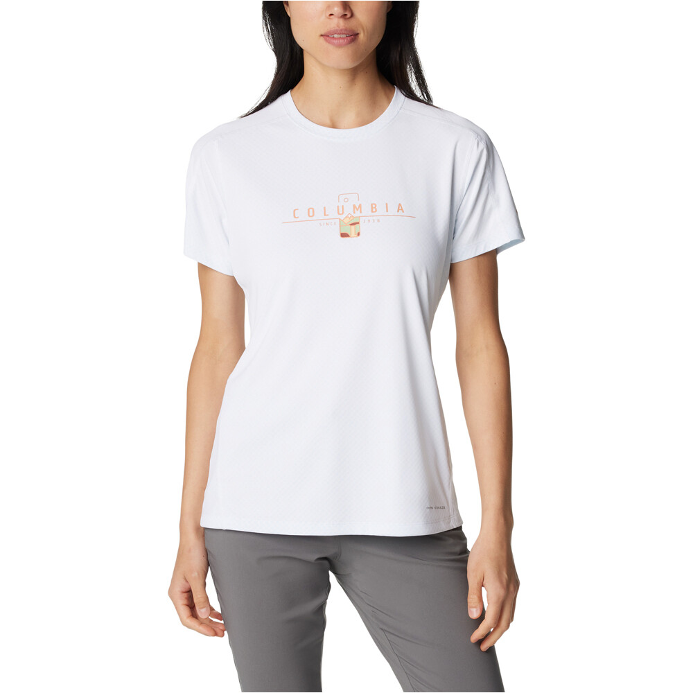 Columbia zero rules camiseta montaña manga corta mujer