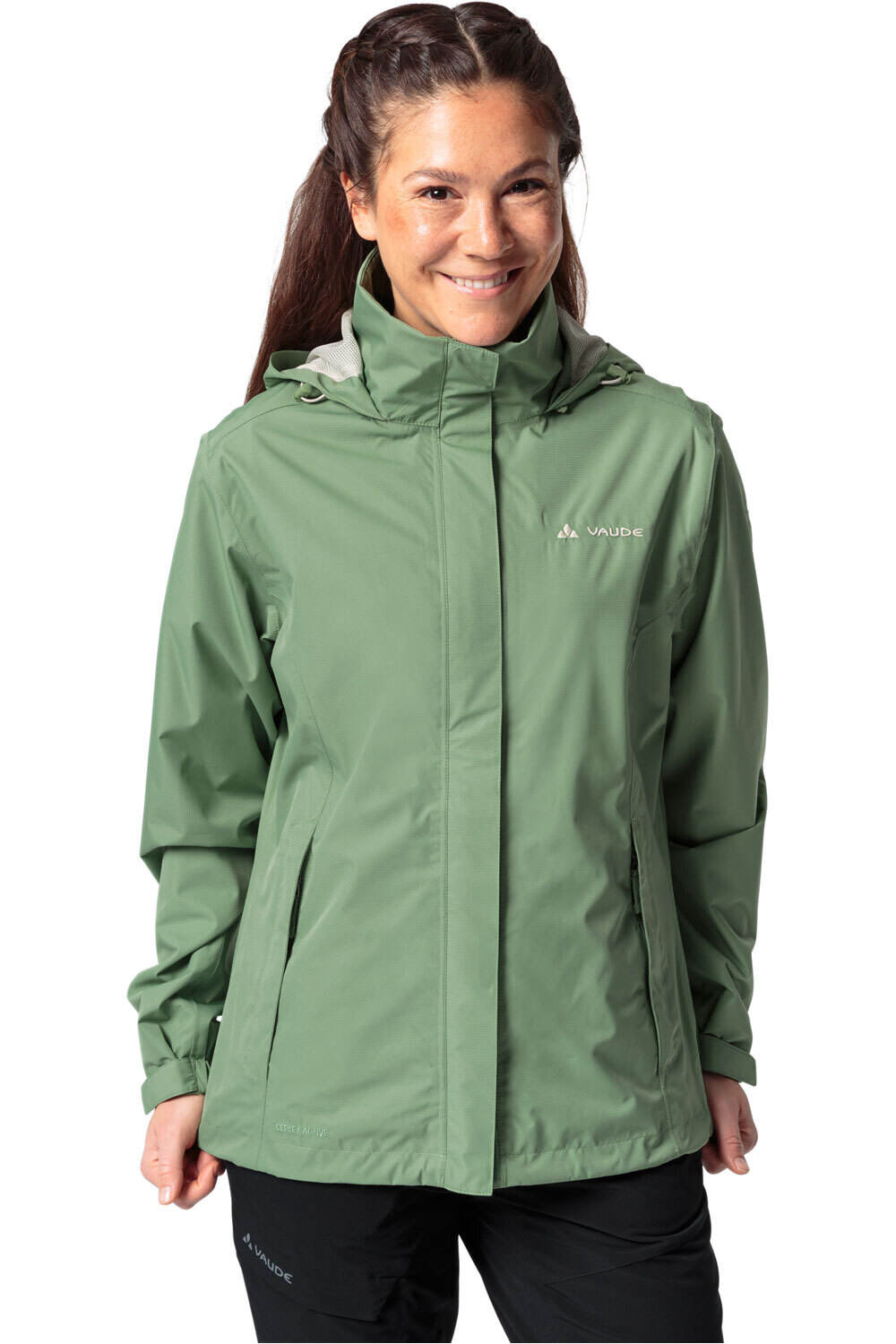 Escape light chaqueta impermeable mujer Verde (36)