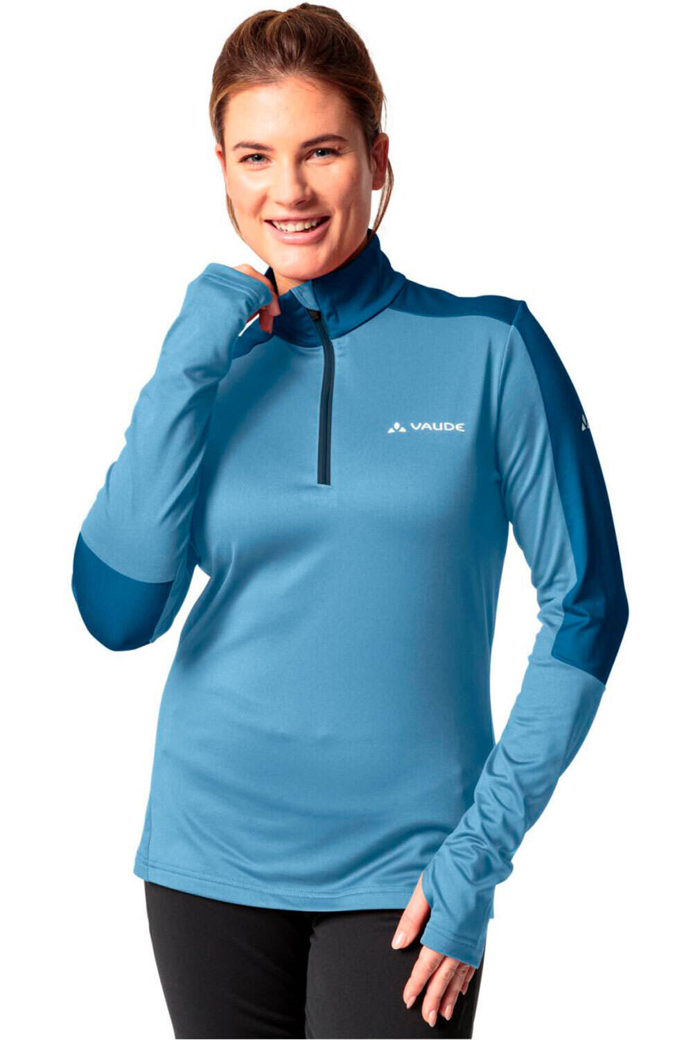 Livigno halfzip ii forro polar mujer Azul (34)