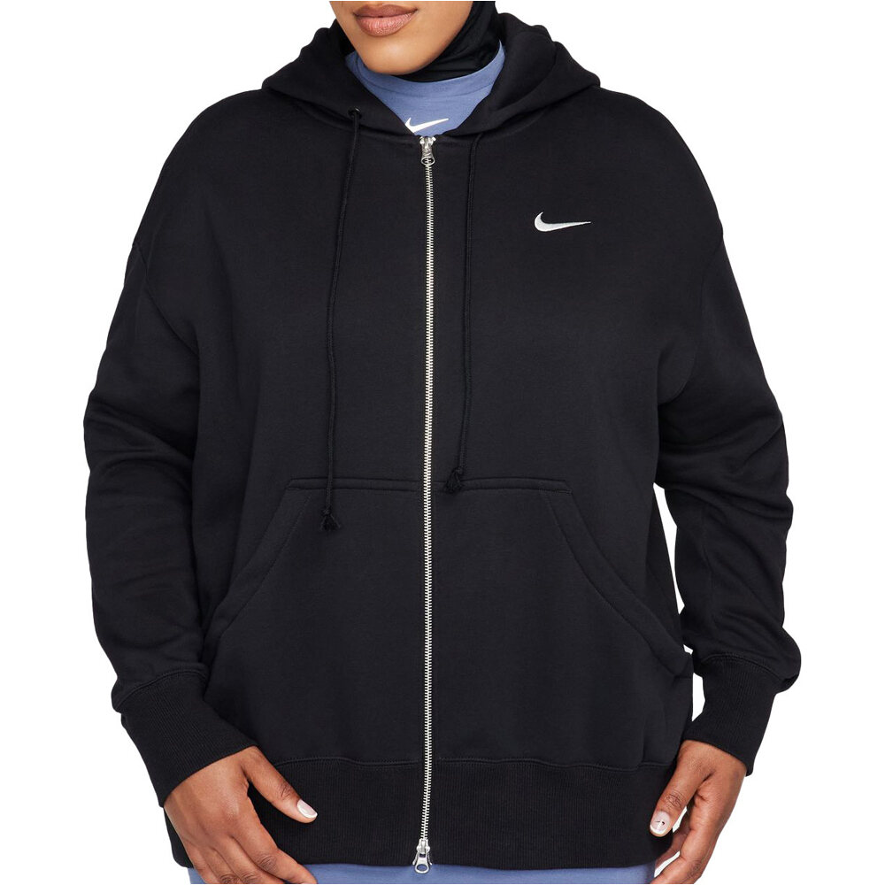 Sportswear phoenix sudadera mujer Negro (S)