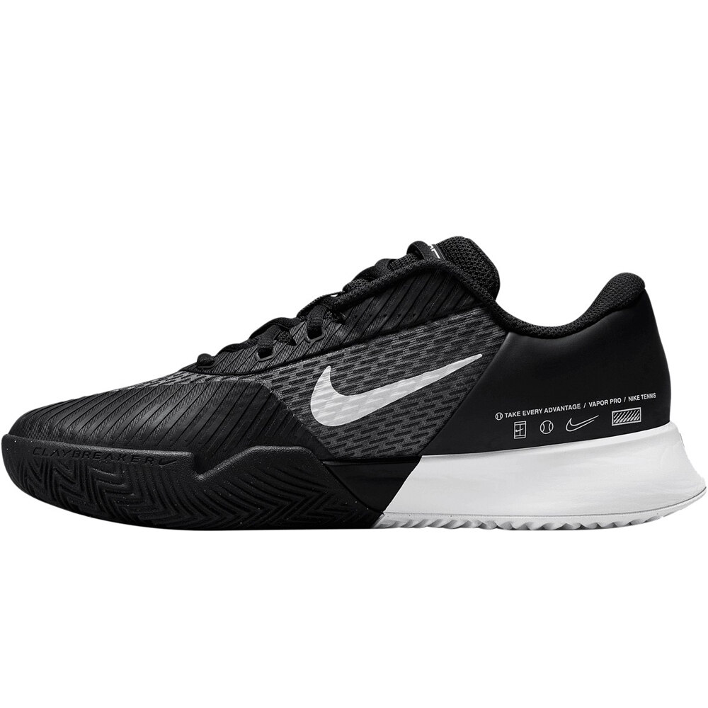 Nike Zapatillas Tenis Mujer W NIKE ZOOM VAPOR PRO 2 CLY lateral interior